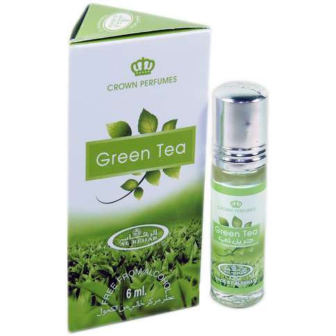 Парфюмерное масло Зелёный чай 6 мл АЛЬ РЕХАБ / Perfume oil Green Tea 6 ml AL REHAB