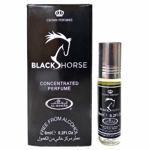 Парфюмерное масло Чёрная Лошадь 6 мл АЛЬ РЕХАБ / Perfume oil Black Horse 6 ml AL REHAB
