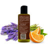 Массажное масло релаксирующее с ароматом лаванды и апельсина, 150 мл / Relaxing massage oil with lavender and orange fragrance, 150 ml