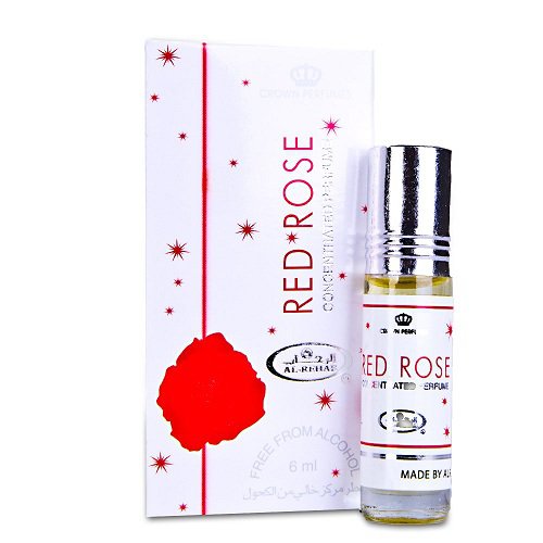 Парфюмерное масло Красная роза 6 мл АЛЬ РЕХАБ / Perfume oil Red Rose 6 ml AL REHAB