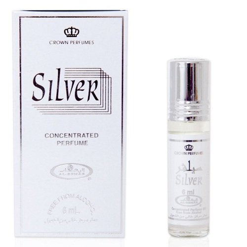 Парфюмерное масло Силвер 6 мл АЛЬ РЕХАБ / Perfume oil Silver 6 ml AL REHAB