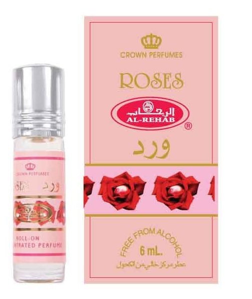 Парфюмерное масло Розы 6 мл АЛЬ РЕХАБ / Perfume oil Roses 6 ml AL REHAB