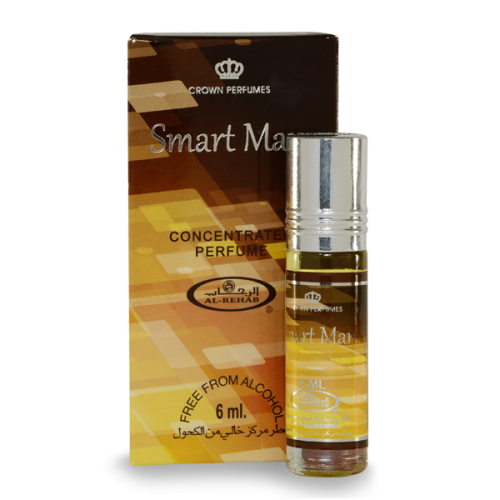 Парфюмерное масло Смарт Мэн 6 мл АЛЬ РЕХАБ / Perfume oil Smart Man 6 ml AL REHAB